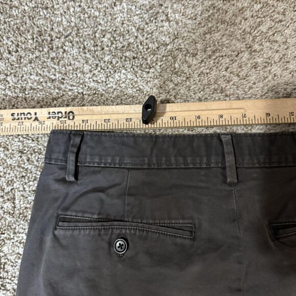 Banana Republic Fulton Chino Pants Mens 31x32 Gray Stretch Slim Fit Casual - Picture 9 of 11
